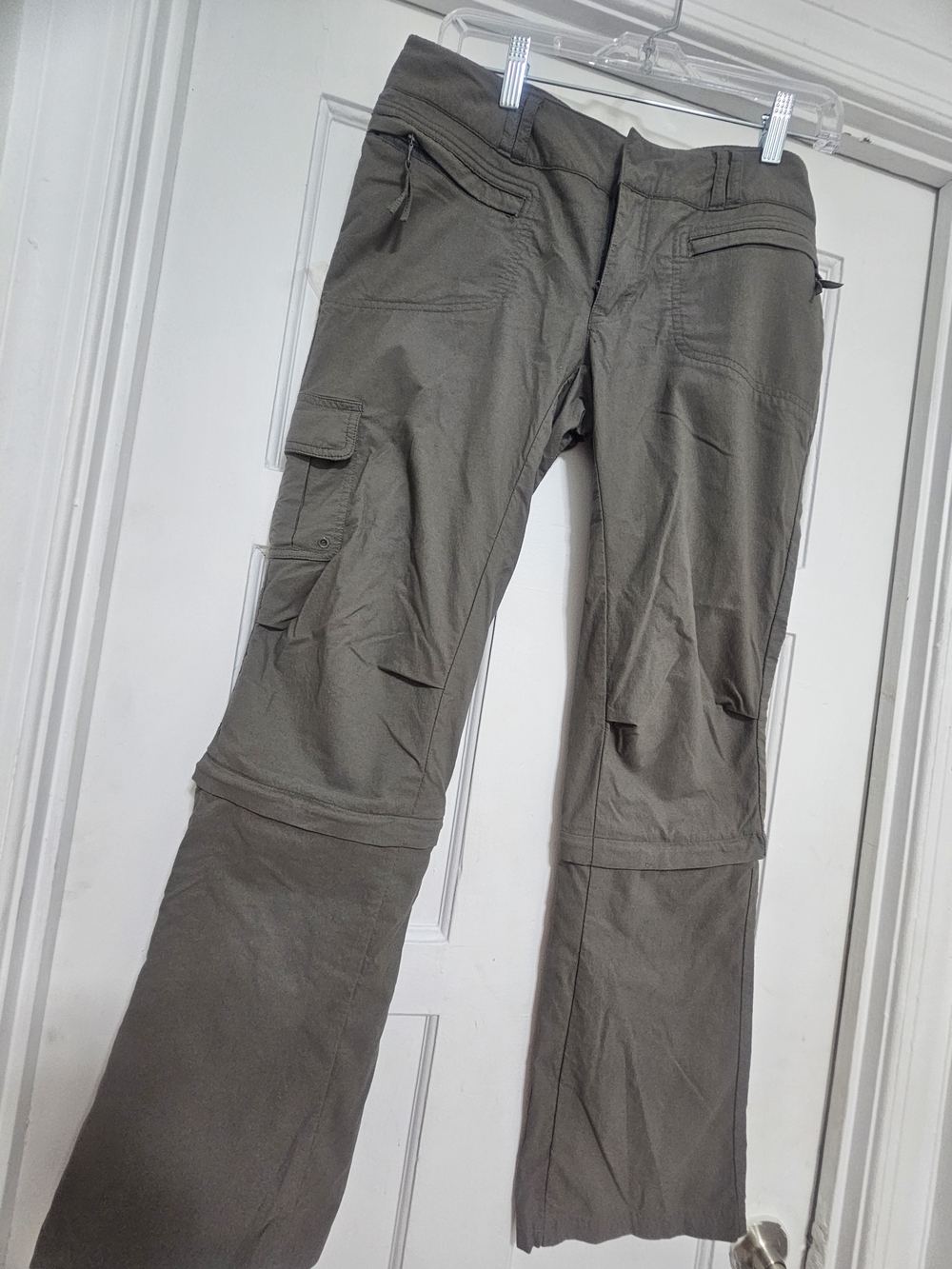 REI Women’s Hiking Pants Gray Size 8 Nylon/Spandex UPF 50+ - Picture 3 of 10